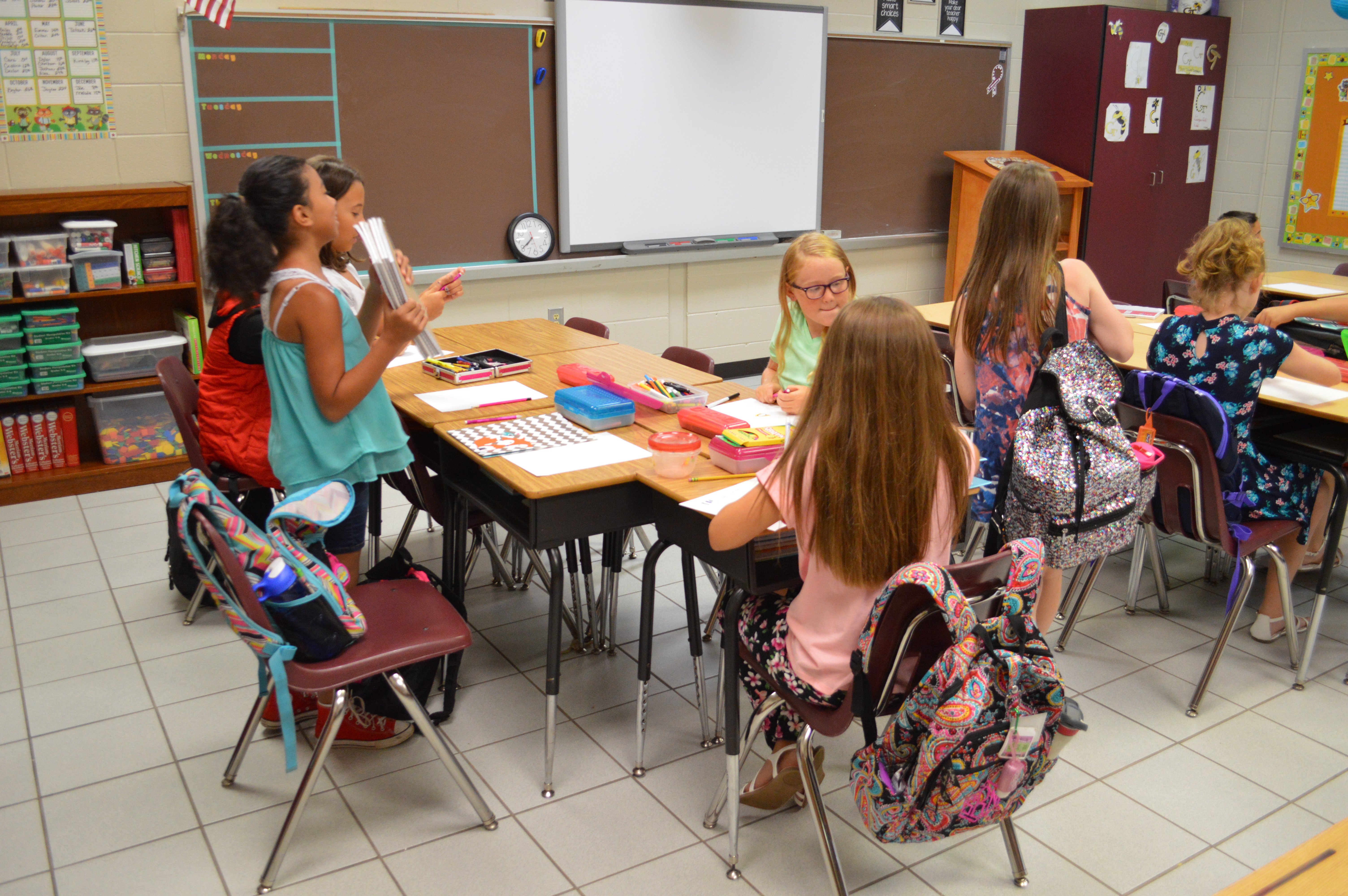1st day of school 6