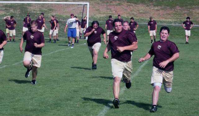 Summer Fball Practice pic