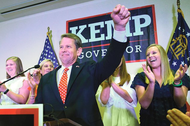Kemp wins