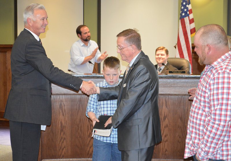 Mike Eason Sworn In