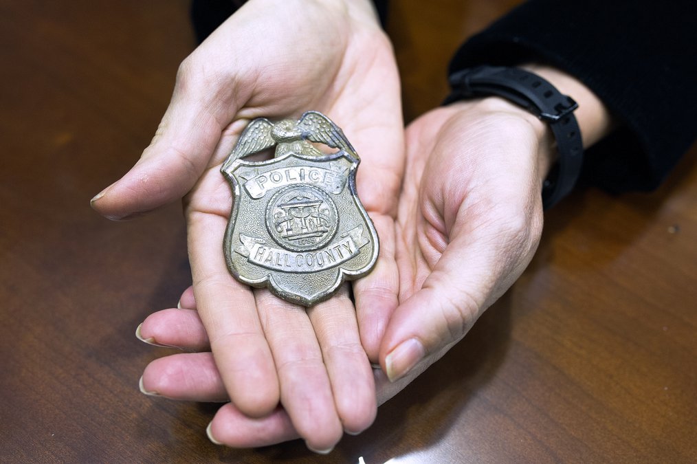 Lost Badge Returned To Gainesville Police After Almost 100 Years Dawson County News 