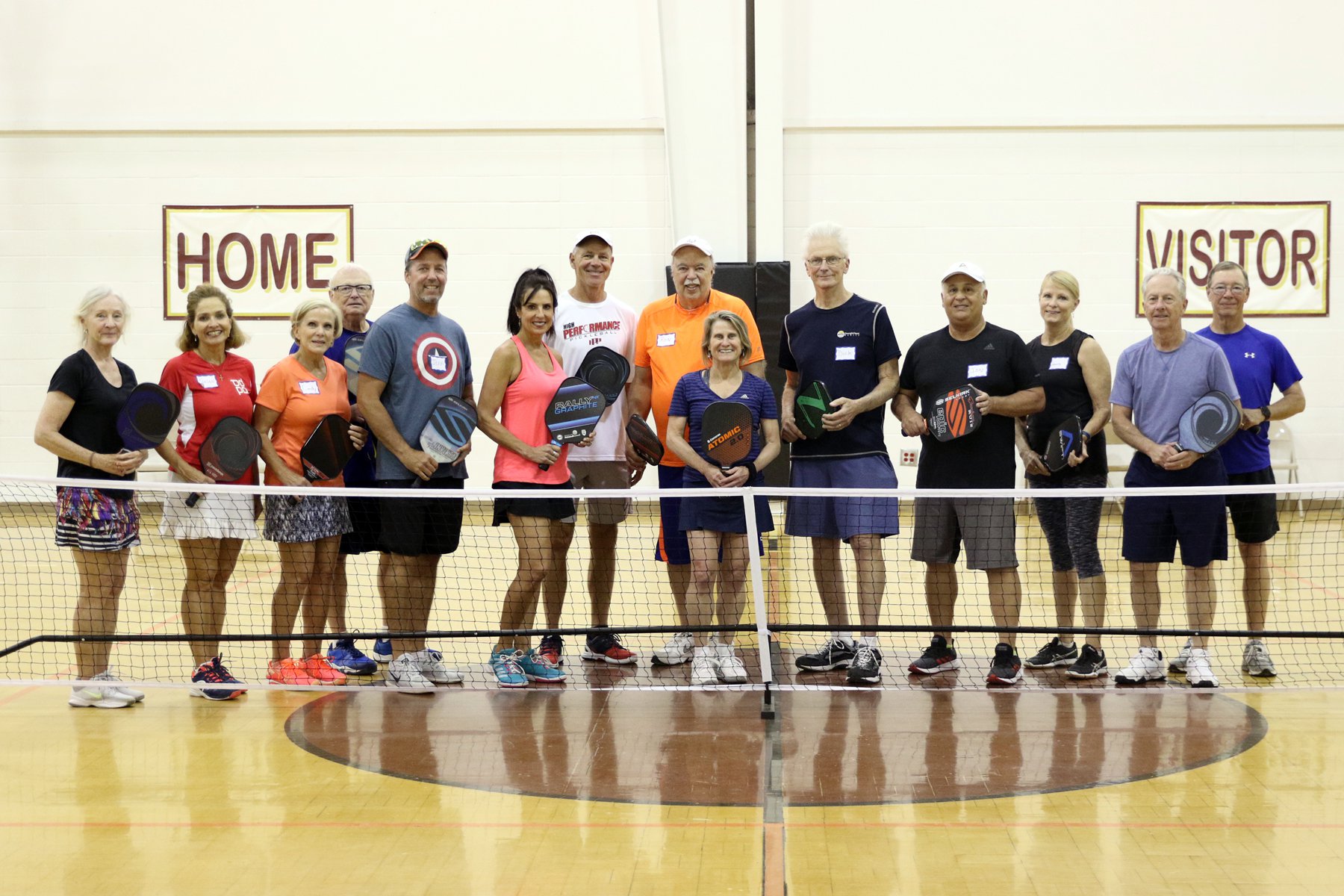 No. 1 Senior Pickleball player in the world teaches clinic at Rock