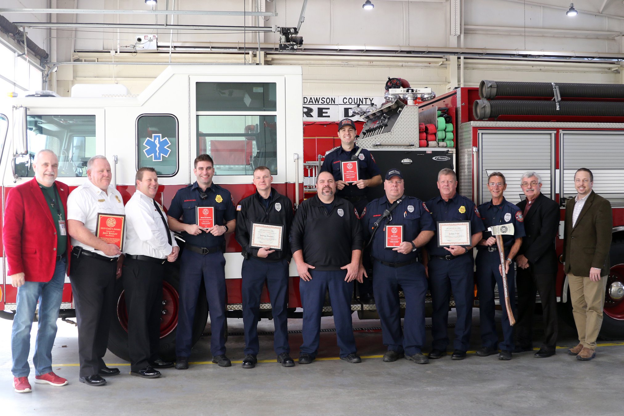 PHOTOS DCES firefighters, EMTs receive awards from peers Dawson