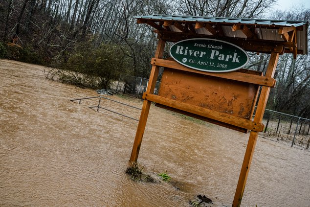 River Park storm waters