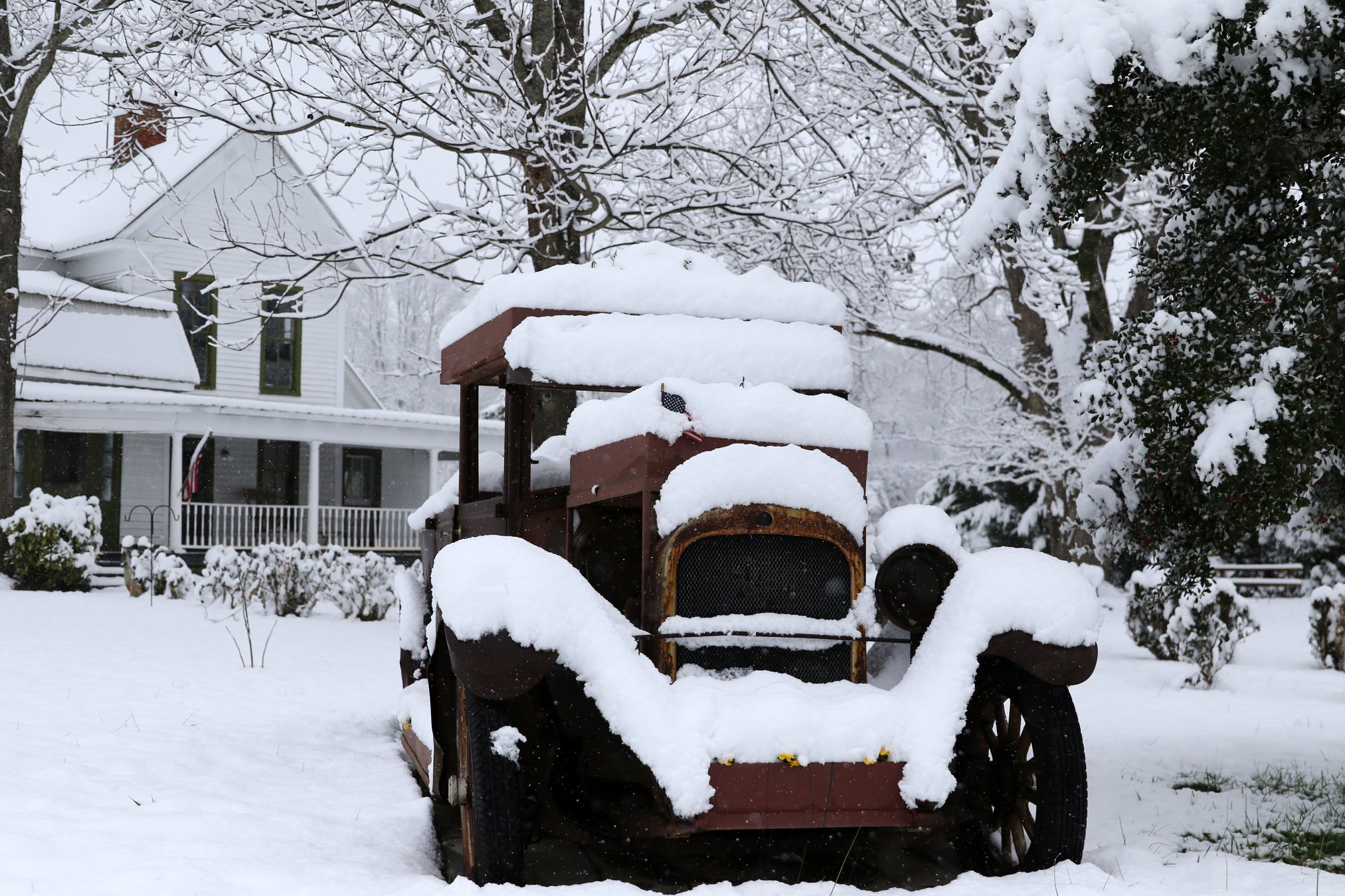 PHOTOS Dawsonville enjoys first snow day of 2020 Dawson County News