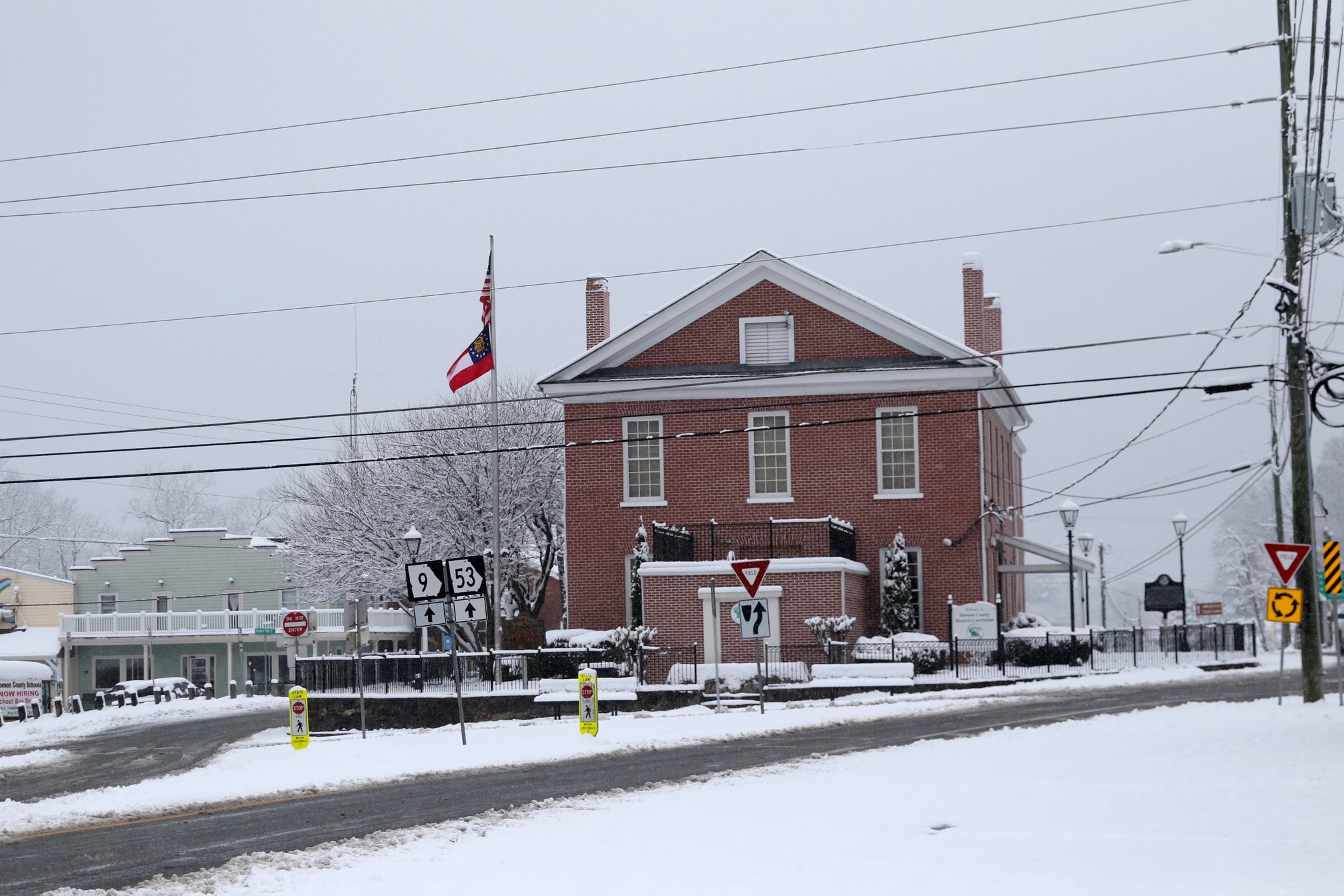 PHOTOS Dawsonville enjoys first snow day of 2020 Dawson County News