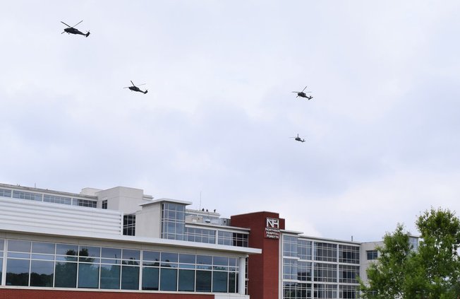 Memorial Day flyover