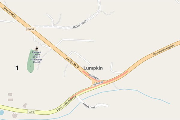 Dawsonville Highway Lane Closures 04-28-21