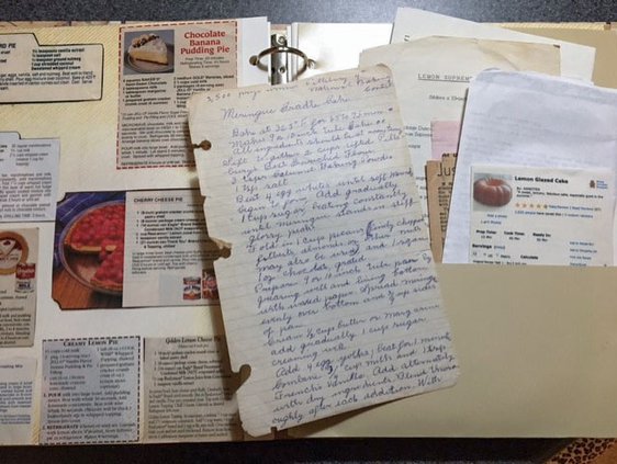 Vintage recipes