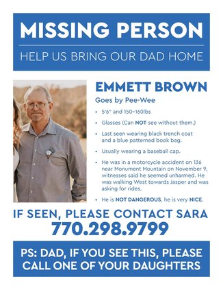 Emmett Brown flyer