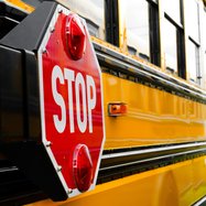 school bus stock photo