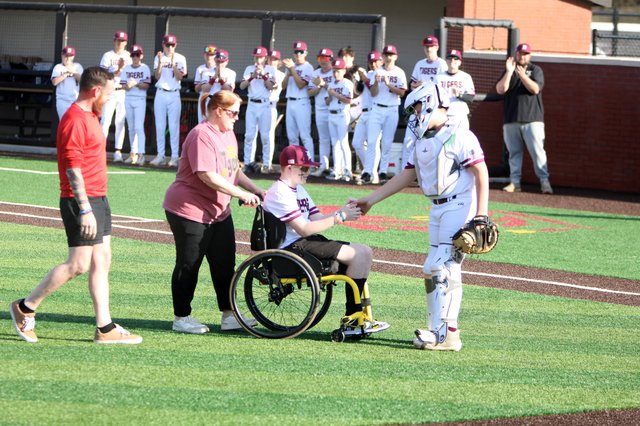 Billy Roper Baseball PHOTOS: Koltyn Roper throws out first pitch in DCMS baseball win over ...