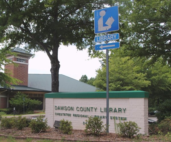 Dawson County Library stock photo